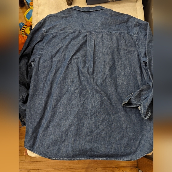 Denim Holiday Shirt with Embroidered Details - Picture 10 of 12